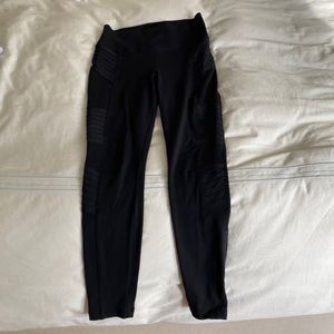 Athleta black moto pants